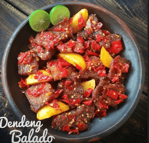 Kuliner Nusantara Dendeng Balado Minang Menggugah Selera