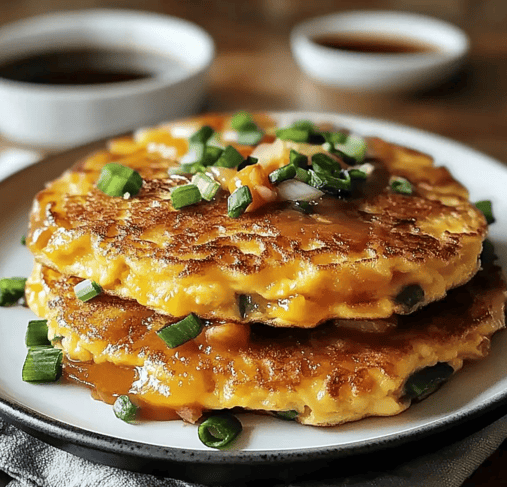 Egg Foo Young Omelet Klasik Chinese Food dengan Saus Gurih