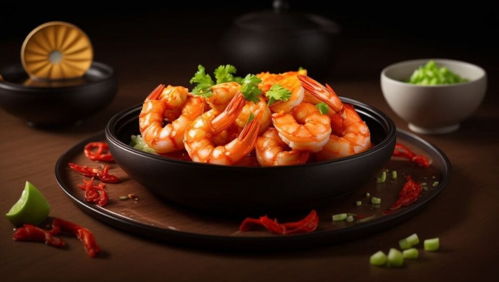 Gong Bao Shrimp Hidangan Chinese Food Rasa Pedas Gurih